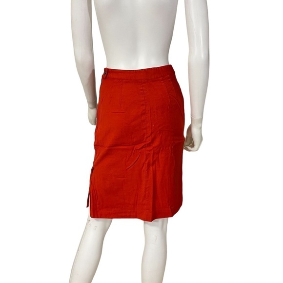 Banana Republic Orange Wool Blend Skirt Size 0 - Picture 4 of 8
